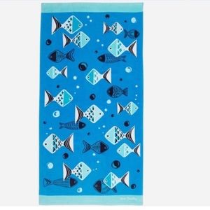 Vera Bradley Go Fish Beach Towel-NWT